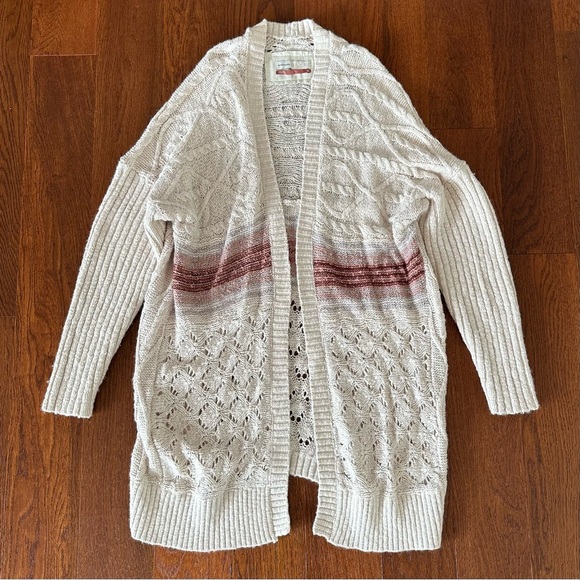Anthropologie Pilcro Jemma Cable-Knit Cardigan size M/L - Picture 9 of 13